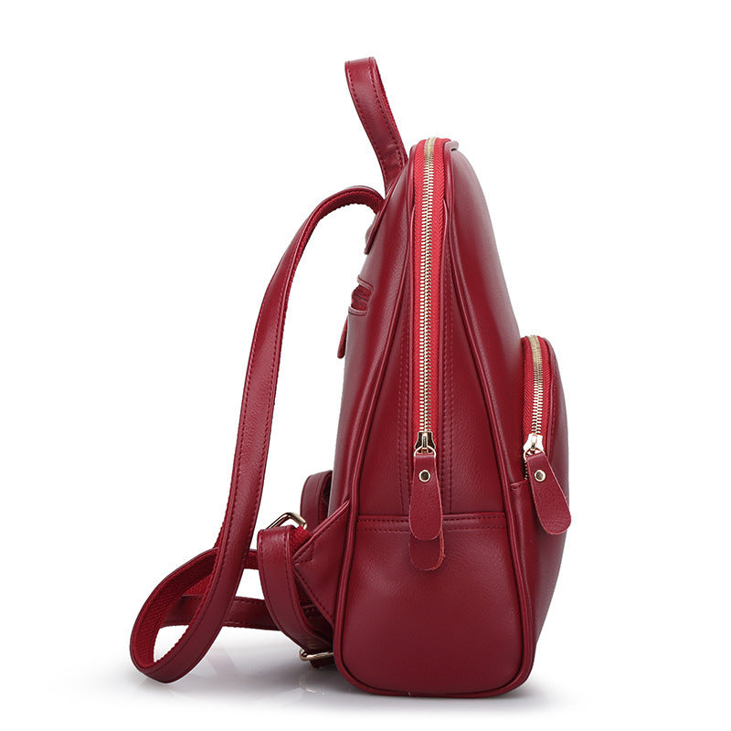 Women's New Fashion Casual Pu Backpack