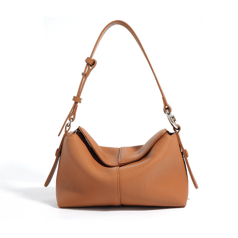 First Layer Cowhide Handbag Female