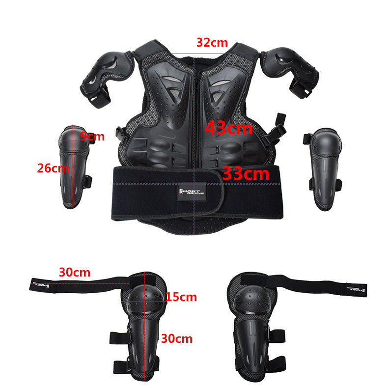 Children's Motorcycle Protective Gear Safety Riding Protective Suit