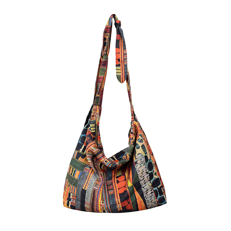 Women's Large Capacity Printing Ethnic Style Bag