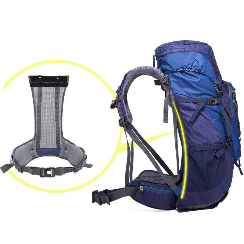 Mochila ligera impermeable para montañismo al aire libre de gran capacidad para hombres