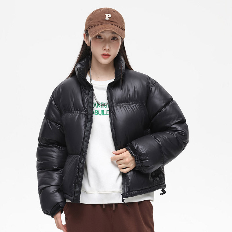 Hooded Warm Windproof Loose Cotton Padded Jacket