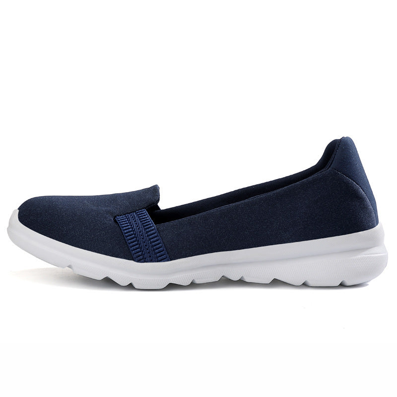 Soft Mesh Shoes Breathable Slip On Lazy Shoes Loafers Women