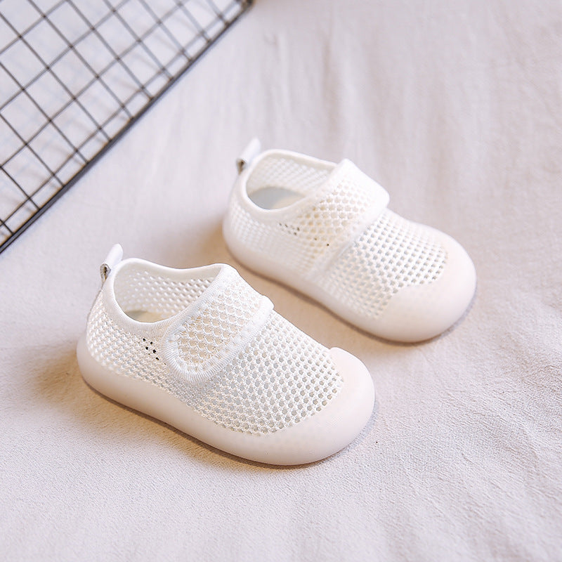 Baby Toddler Shoes Women's Soft Bottom Breathable Mesh