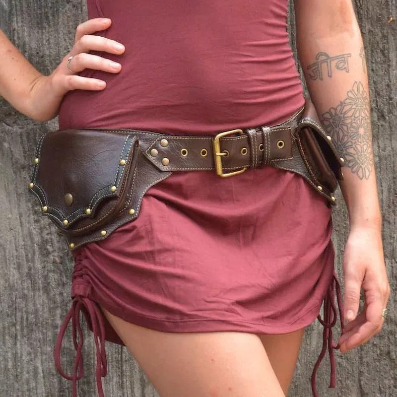 Punk Style Medieval Retro Belt Waist Bag