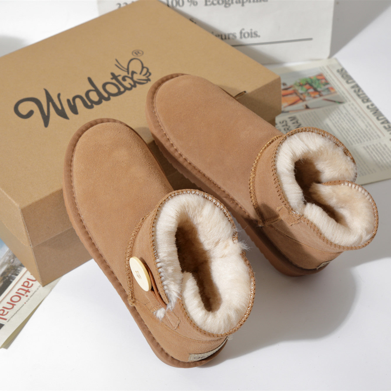 Winter Non-slip Bread Low Top Flat Cotton Shoes