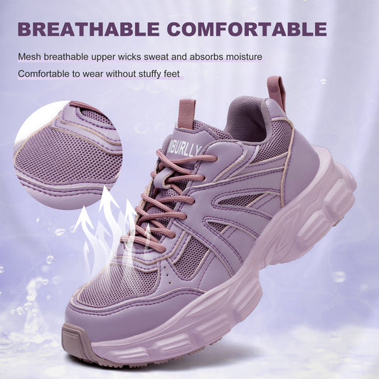 Labor Protection Shoes For Women Smash And Pierce Resistant Steel Head