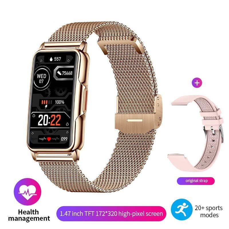 Bracelet de sport intelligent d'extérieur Montre de surveillance de la santé multifonctionnelle pour femmes