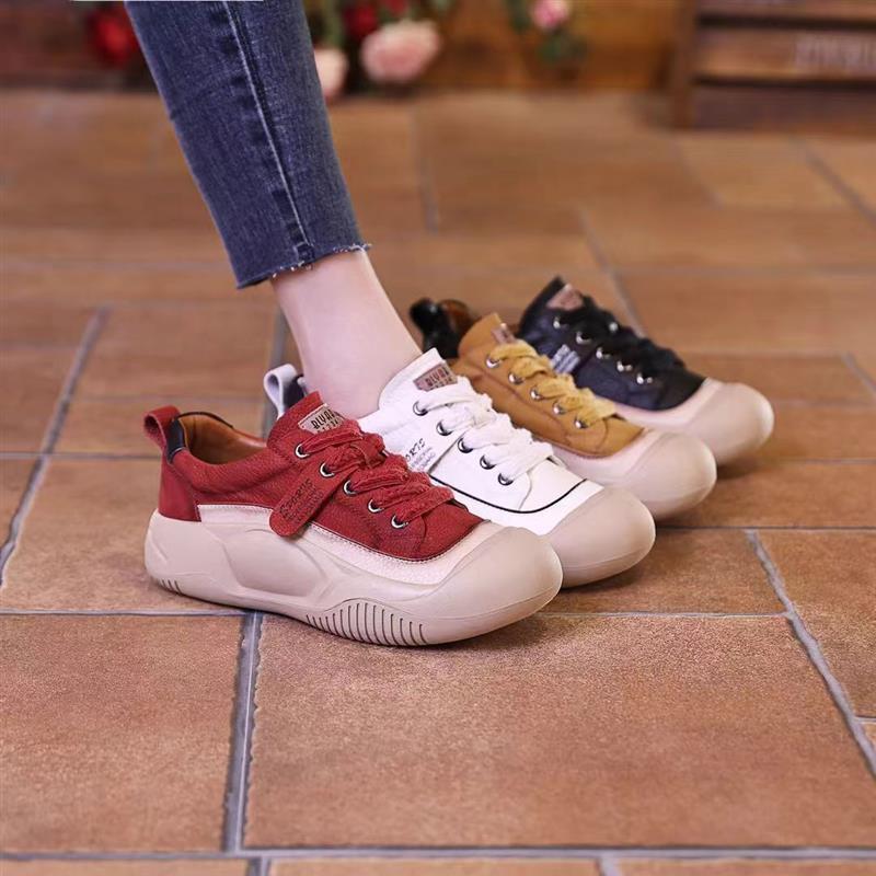 Zapatillas deportivas de mujer con suela gruesa y aumento de altura de 4 cm