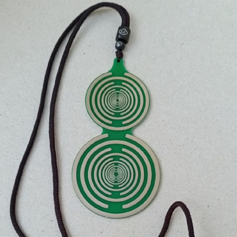 Pendentif en forme de gourde à oscillation multi-ondes à double face et à énergie MWO polarisée