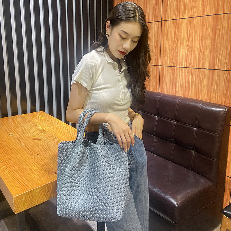 Women's Casual Large Capacity Woven One Shoulder Handbag