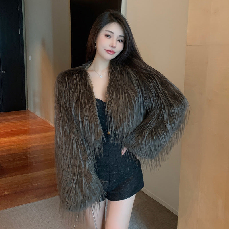 Winter Temperament Socialite Coat Fur