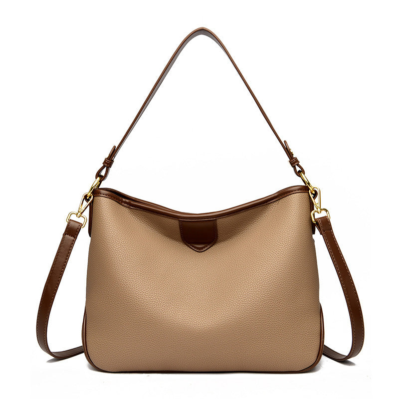 Bucket Bag Women's Leather Large-capacity Crossbody Bag