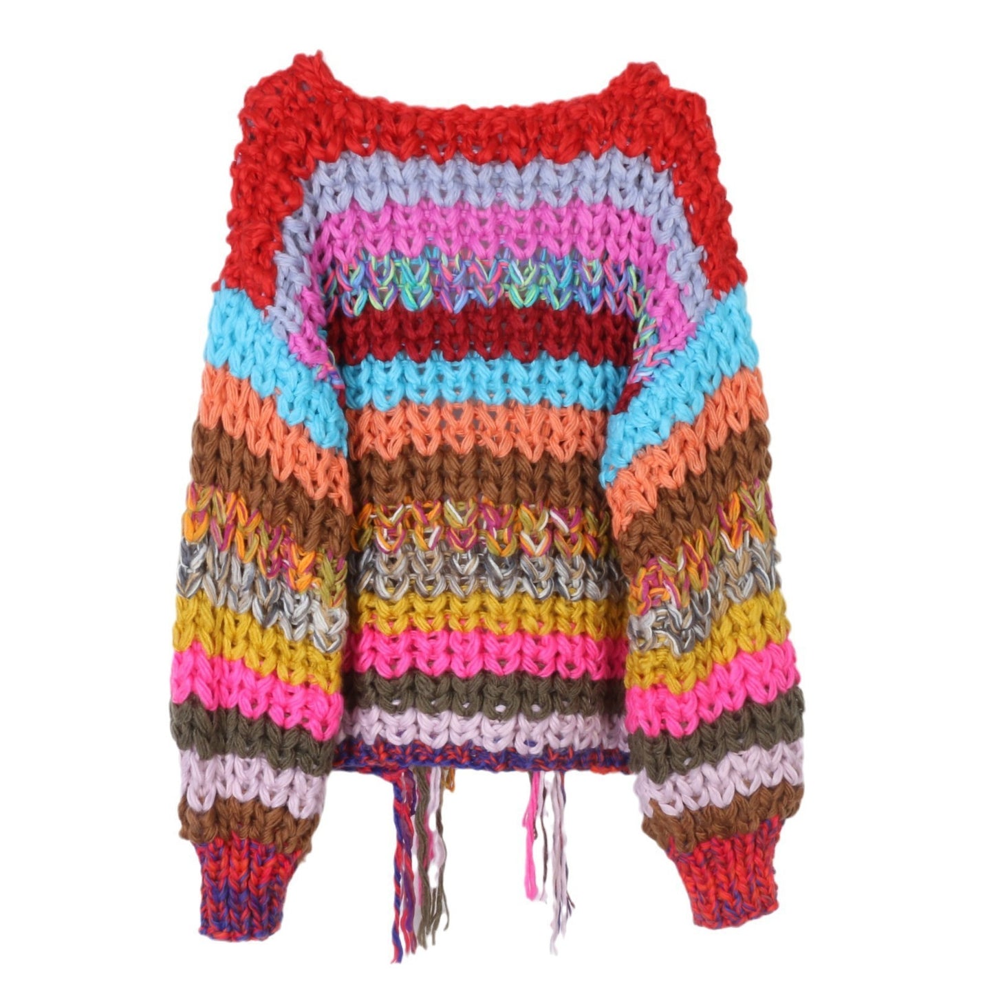 Lazy Sweater Women's Cardigan Rainbow