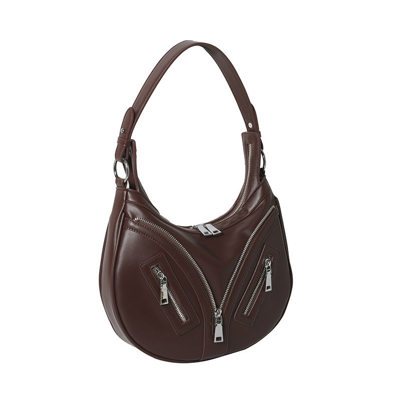 Selenodont Bag Zip One Shoulder Underarm Bag