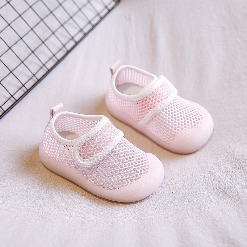 Baby Toddler Shoes Women's Soft Bottom Breathable Mesh