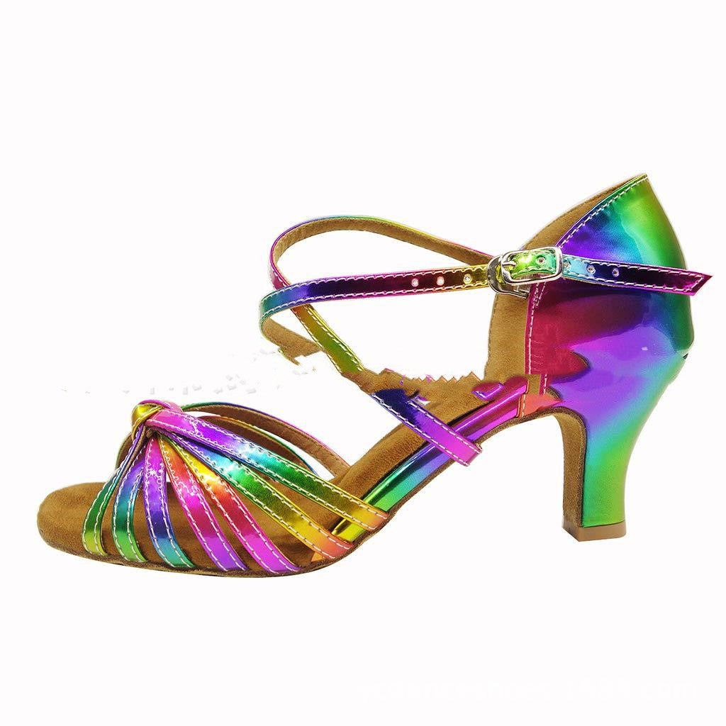 Zapatos de baile latino de colores para mujer