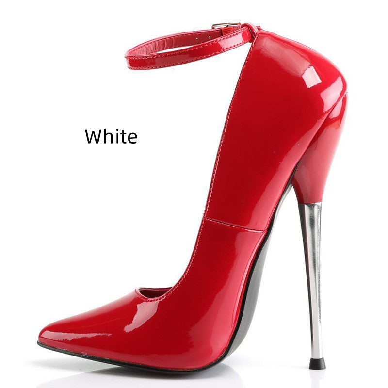 18cm Stiletto Pointed Toe Super High Heels