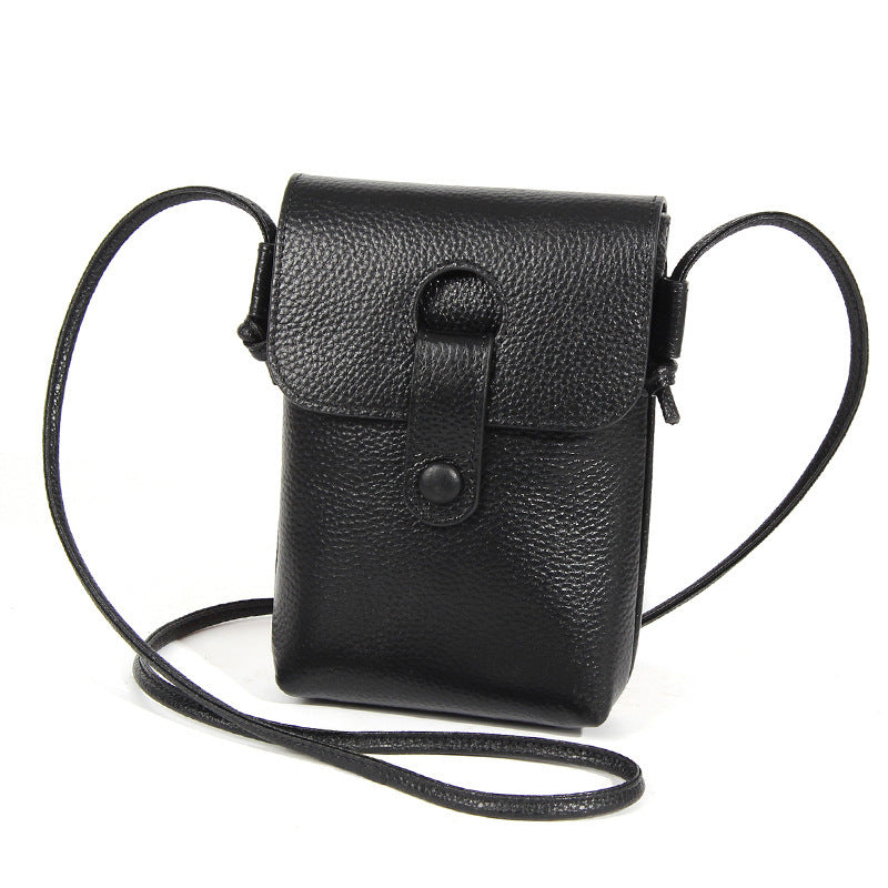 Women's Crossbody High-grade Fashion First Layer Leather One-shoulder Small Bag Lightweight