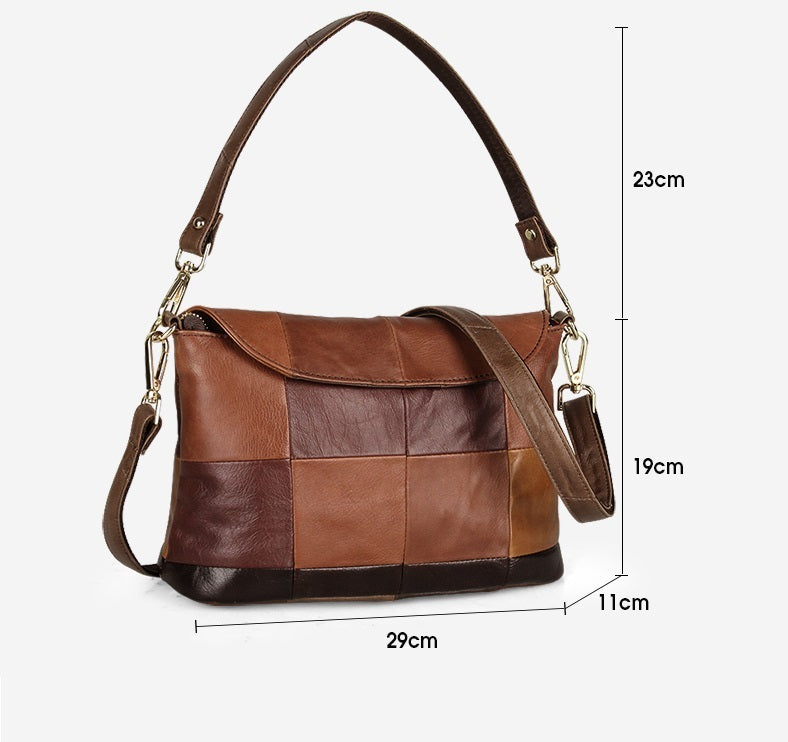 Women's Autumn And Winter Casual One Shoulder Leather Bag