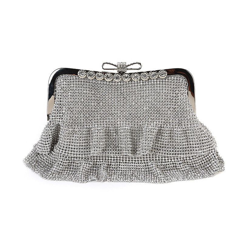 Bolso de noche creativo para mujer con incrustaciones de diamantes