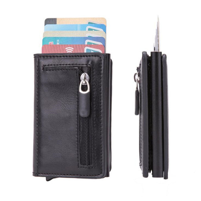 ZOVYVOL Smart Wallet Anti Theft RFID Blocking Card Case Alum