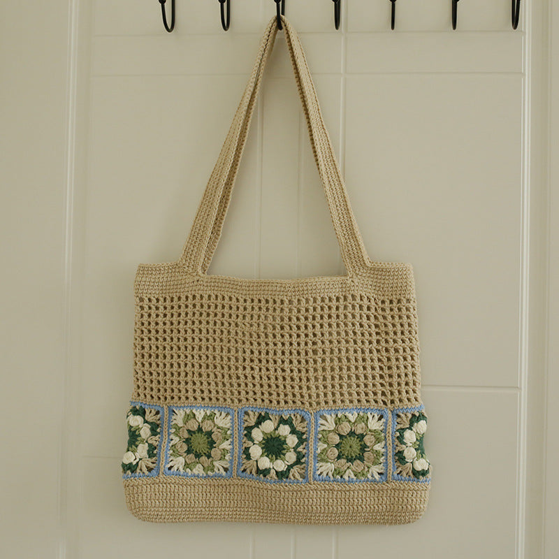 Hand-woven Creative Handicraft Vegetable Basket Small Shoulder Bag