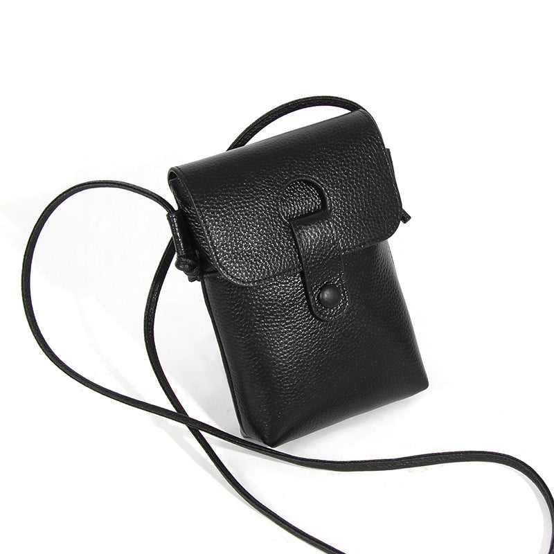 Women's Crossbody High-grade Fashion First Layer Leather One-shoulder Small Bag Lightweight