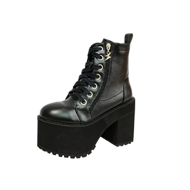 New Chunky Heel Martin Women's Boots