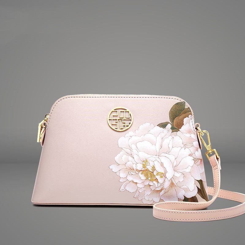 High-end Practical Middle-aged Lady Shoulder Bag