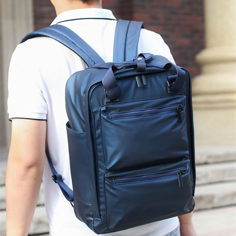 Men's Waterproof Nylon Cloth Computer Travel Backpack