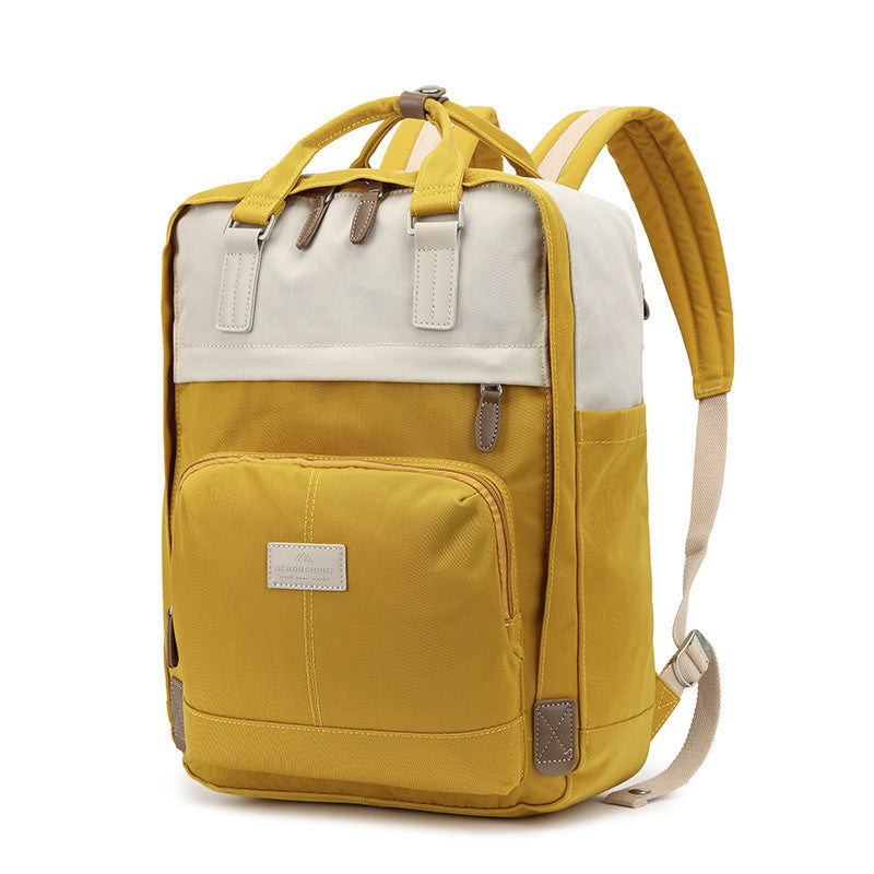 Men's Fashion Contrast Color Laptop Backpack