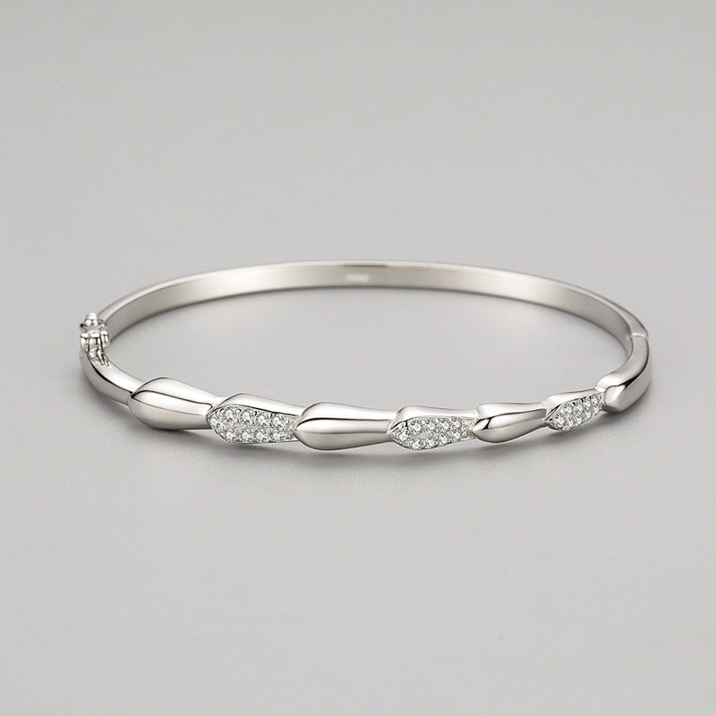 Pulsera de plata de ley S925 para mujer