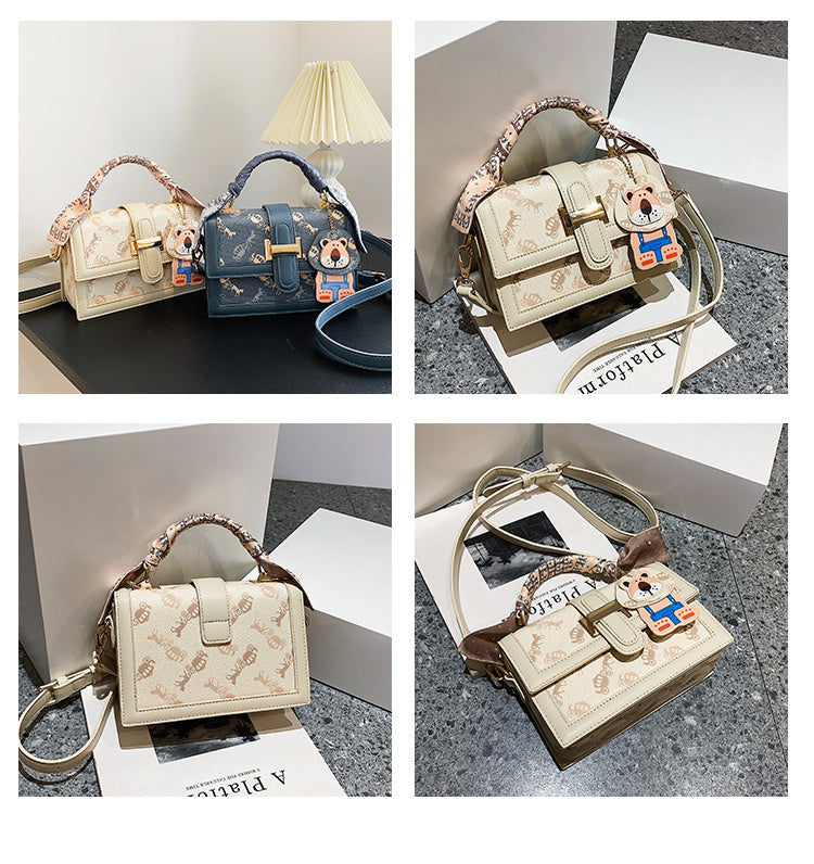 Trendy Cross-body Fashion Foreign Small Square Bag