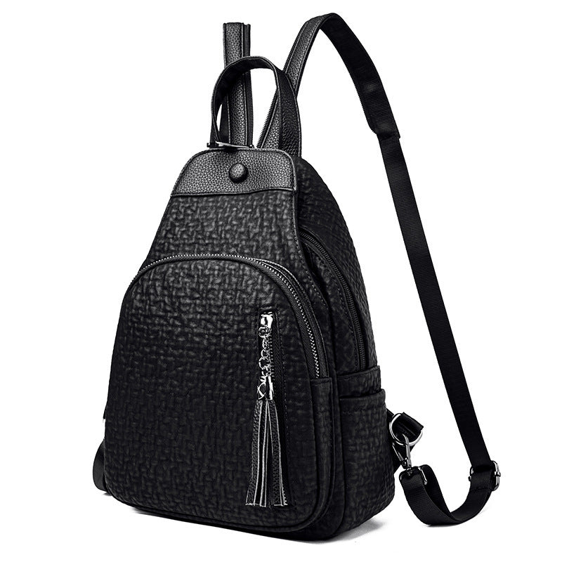 Fashion Women's Double Backpack Multi-functional Travel