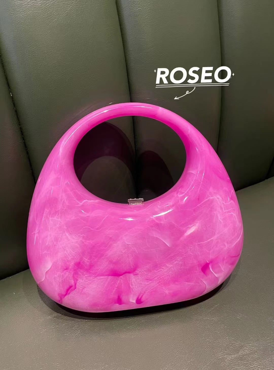 Bolso de mano Yalec para mujer en forma de luna