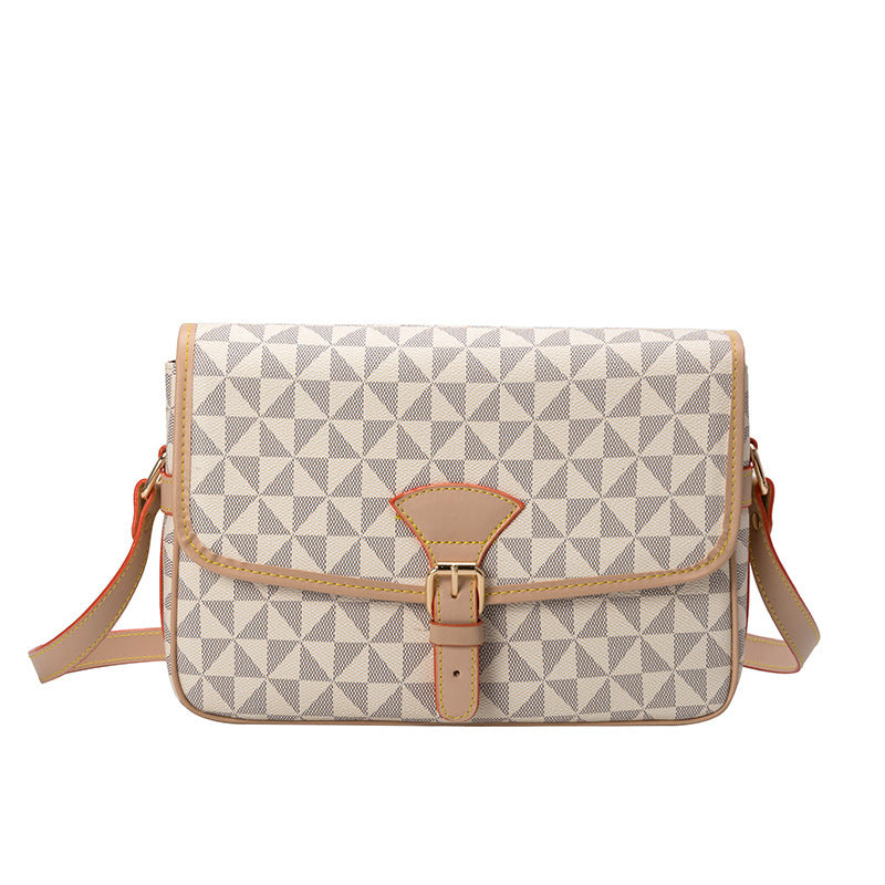 New One-shoulder Cross-body Printed Small Square Bag