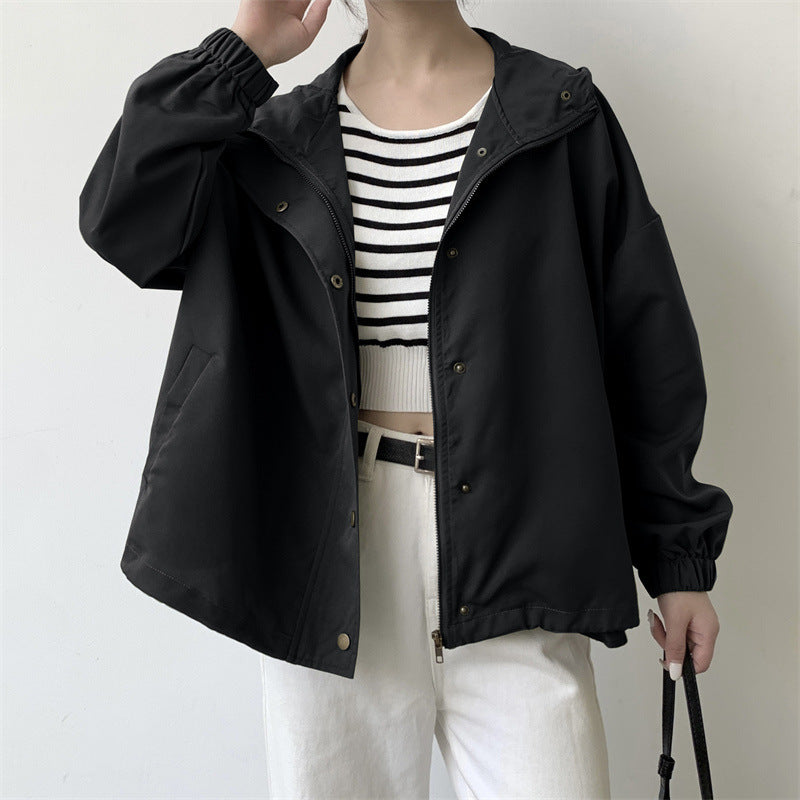 Special-interest Design Loose-fitting Short Coat Women's Casual