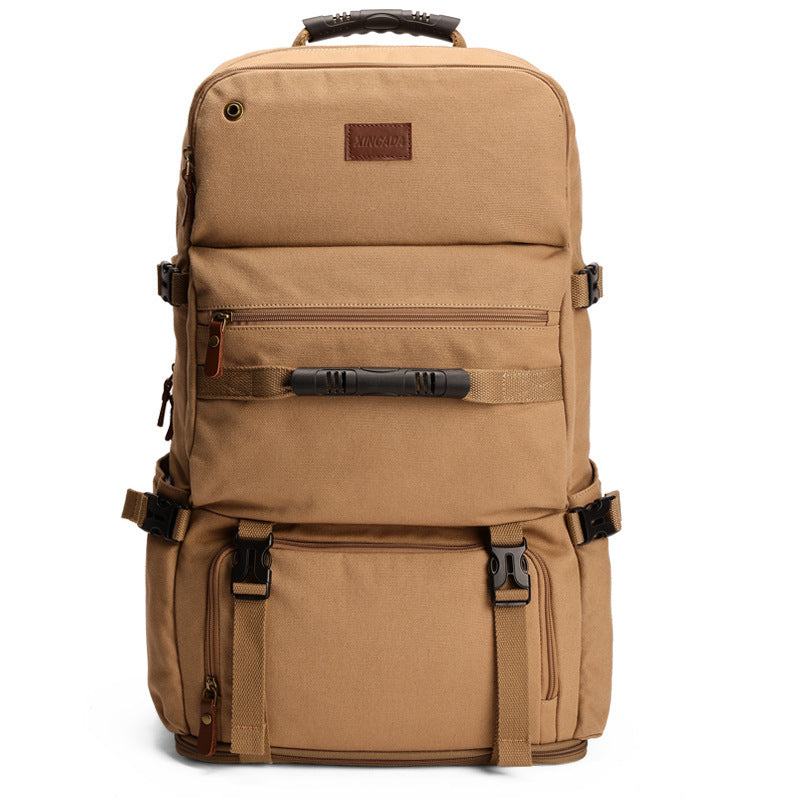 Men's Fashion Casual Oversized Canvas Backpack