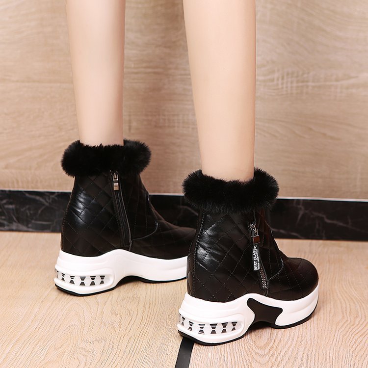 Snow Boots Platform Plush Short Tube Velvet Warm Leisure Cotton Boots