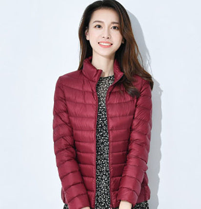 Lightweight Thickened Thermal Slim Fit Korean Style White Duck Down Fashionable Jacket