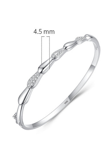 Pulsera de plata de ley S925 para mujer