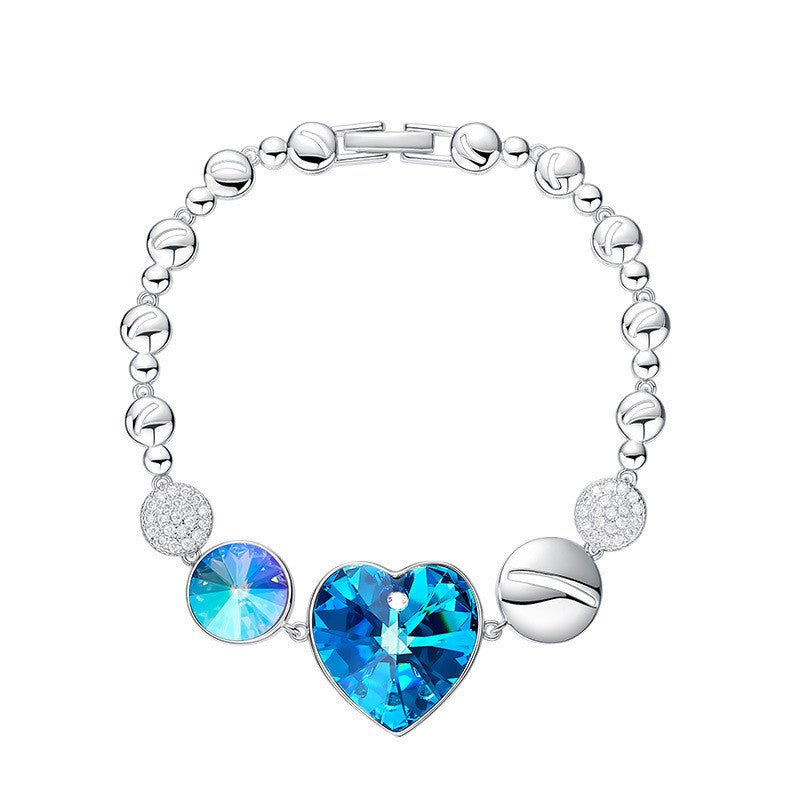 Pulsera de mujer en forma de corazón