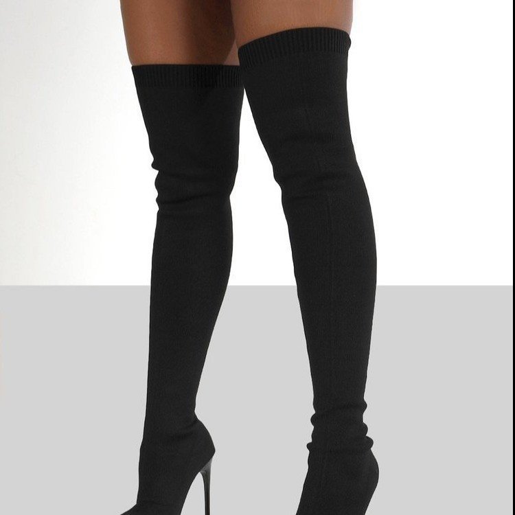 Fashion Flying Woven Knee Socks Women