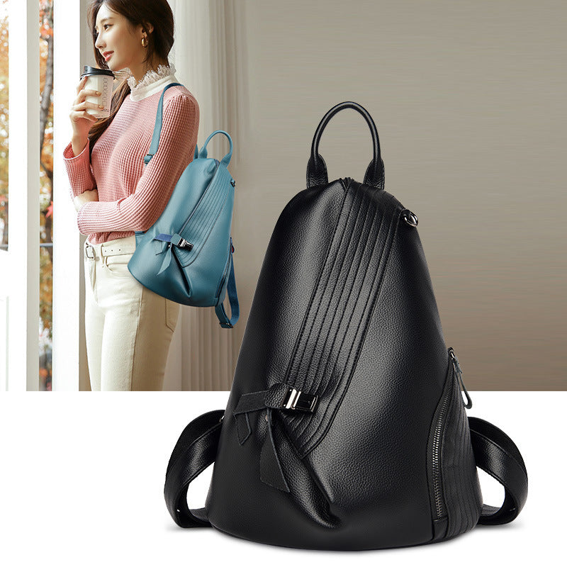 Fashion Soft Leather Women's Backpack