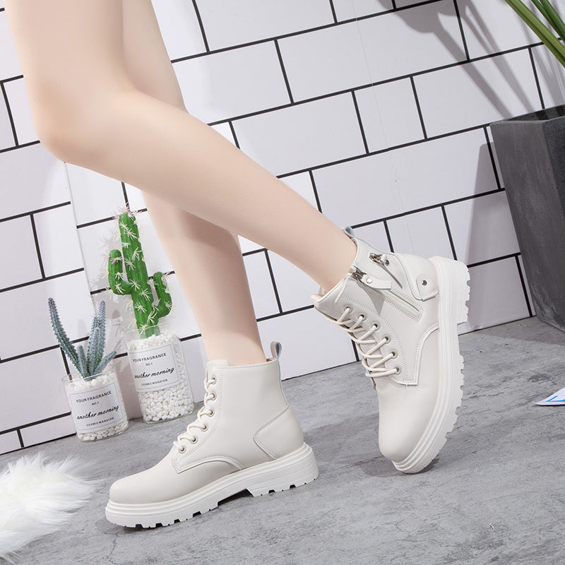 Winter Cotton Shoes New All-match Autumn And Winter Women's Shoes Ankle Boots