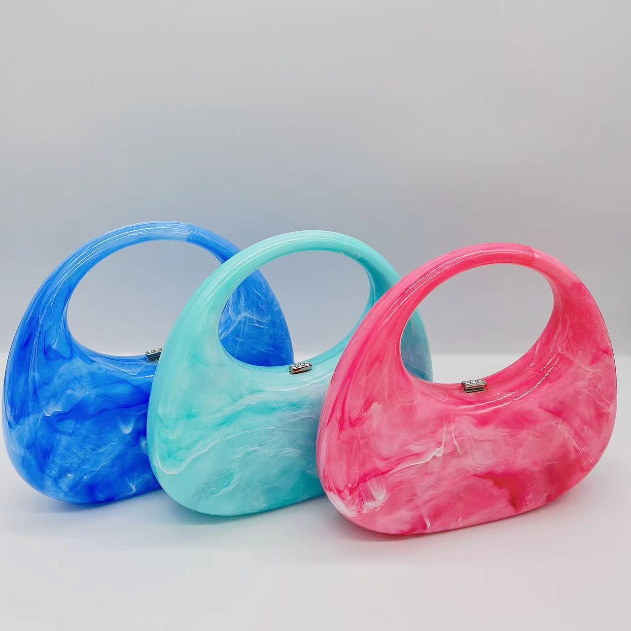 Bolso de mano Yalec para mujer en forma de luna