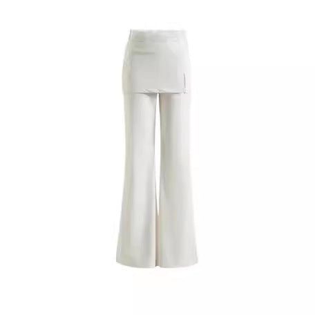 Women's American Retro Hot Girl Design Sense Straight-leg Pants