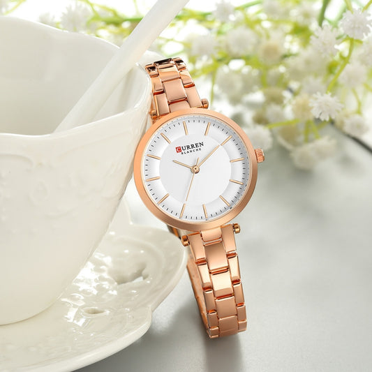 Reloj de cuarzo de moda casual para mujer