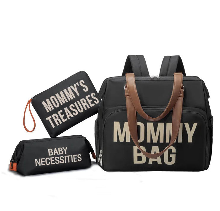 Large Capacity Multifunctional Crossbody Insulated Mummy Bag Backpack